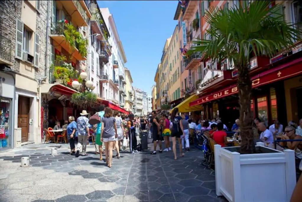 Studio A Louer Au Coeur Du Carre Dor A Nice, Rue Dalpozzo A 150 Metres Des Plages 外观 照片