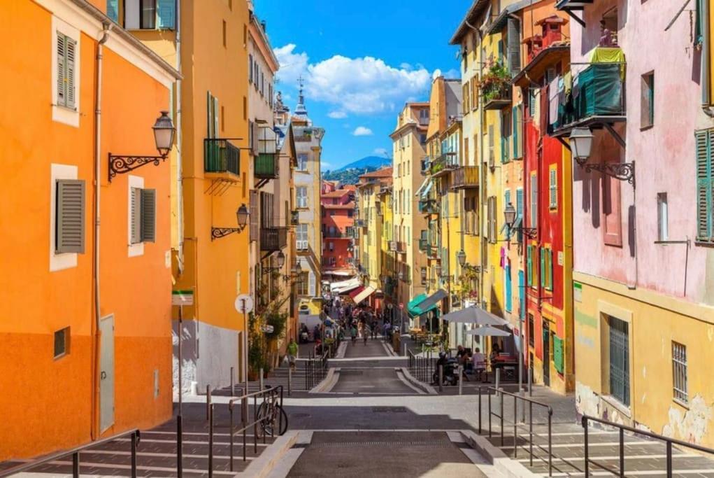 Studio A Louer Au Coeur Du Carre Dor A Nice, Rue Dalpozzo A 150 Metres Des Plages 外观 照片