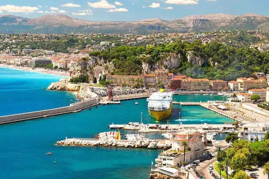Studio A Louer Au Coeur Du Carre Dor A Nice, Rue Dalpozzo A 150 Metres Des Plages 外观 照片