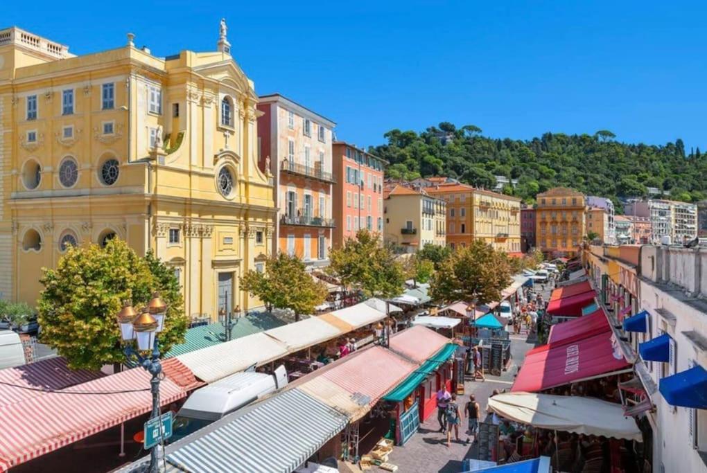 Studio A Louer Au Coeur Du Carre Dor A Nice, Rue Dalpozzo A 150 Metres Des Plages 外观 照片