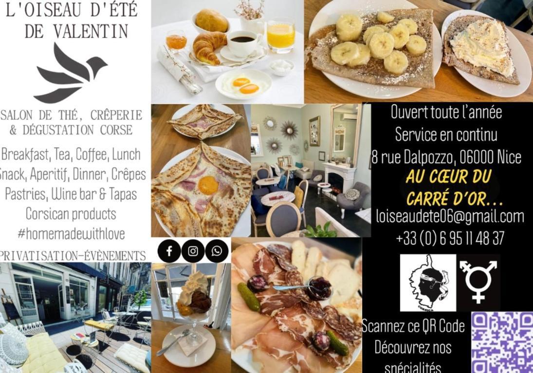 Studio A Louer Au Coeur Du Carre Dor A Nice, Rue Dalpozzo A 150 Metres Des Plages 外观 照片